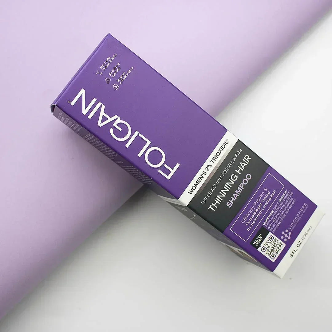 Women's Foligain® Hármas Hatású Sampon Nőknek Vékonyodó Hajra 2% Trioxidil (236 ml) - TincsTitok Webáruház