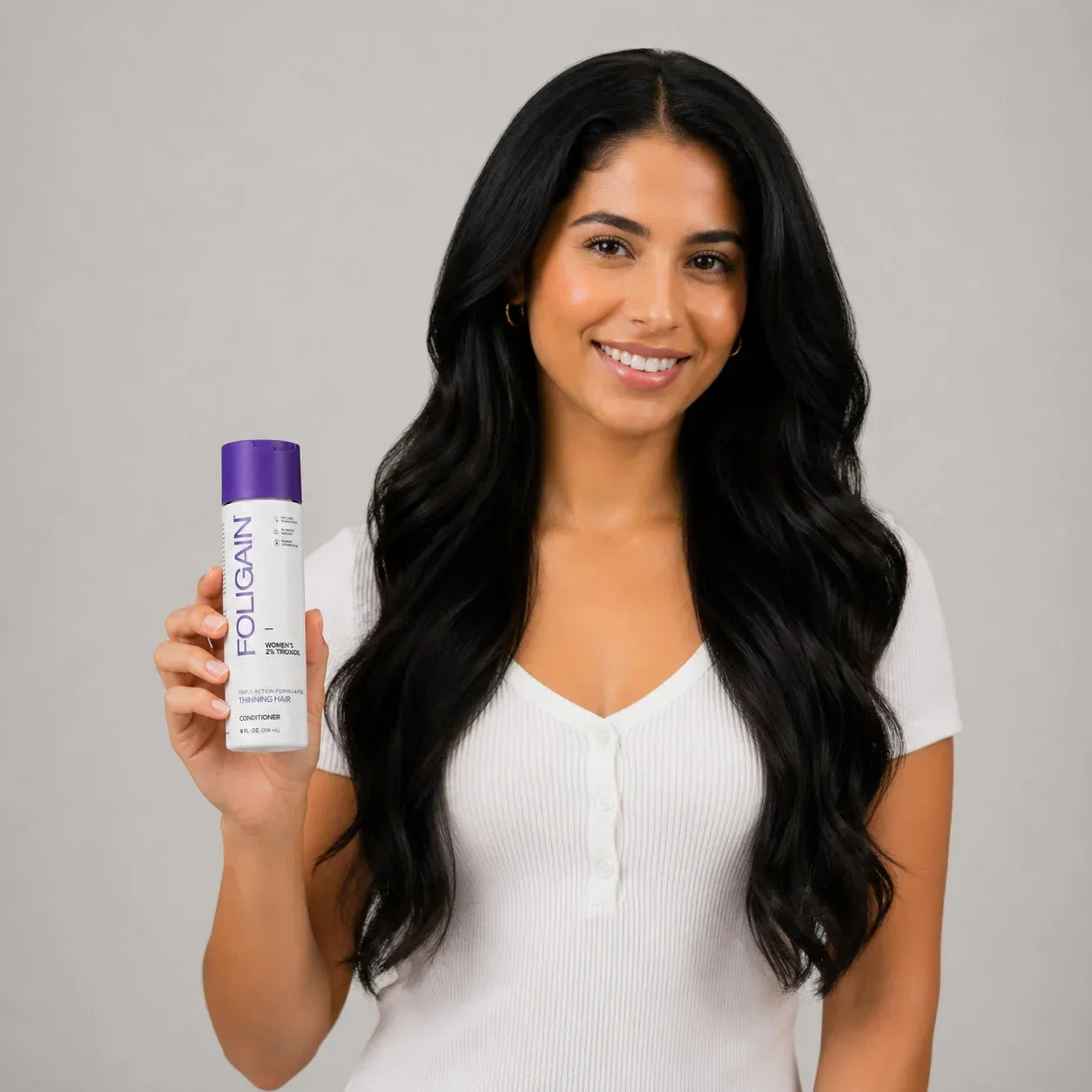 Women's Foligain® Hármas Hatású Hajbalzsam Nőknek Vékonyodó Hajra 2% Trioxidil (236 ml) - TincsTitok Webáruház