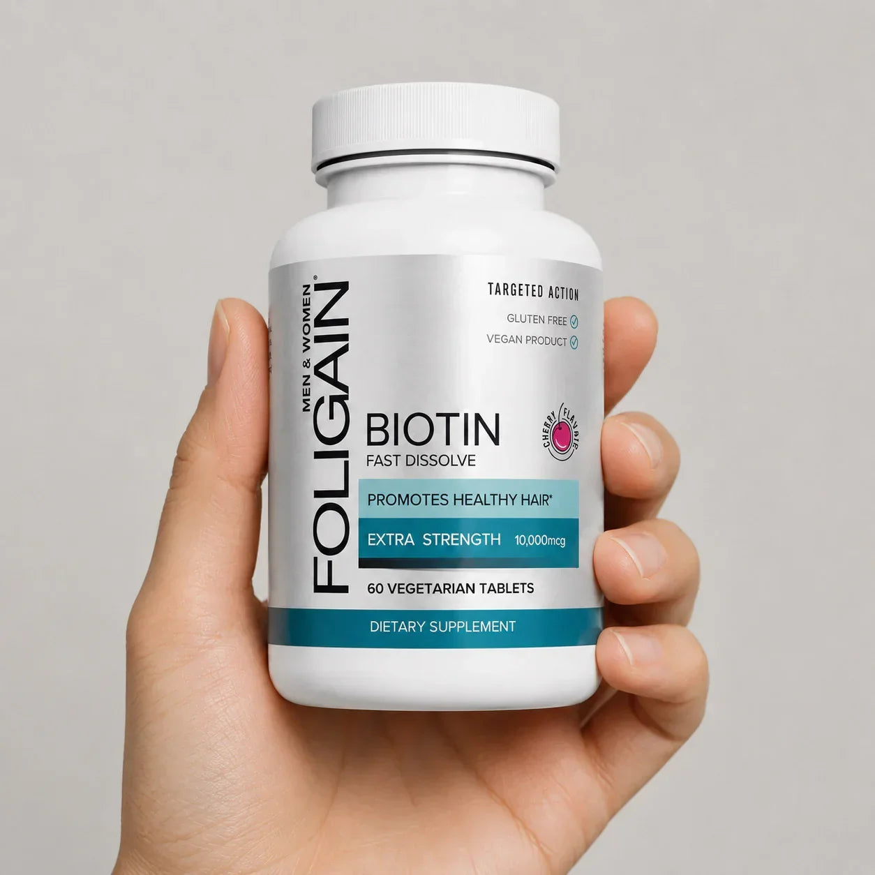 Foligain® Biotin Étrend-Kiegészítő Az Egészségesebb Megjelenésű Hajért (Gyors Feloldódás) (60 tabletta) - TincsTitok Webáruház