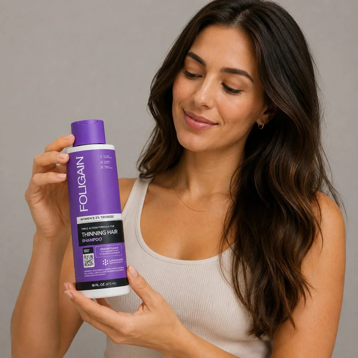 Women's Foligain® Hármas Hatású Sampon Nőknek Vékonyodó Hajra 2% Trioxidil (473 ml) - TincsTitok Webáruház