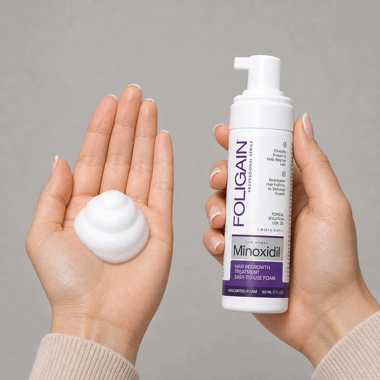 Women's Foligain® 2% Minoxidil Hab Nőknek (180 ml) - TincsTitok Webáruház
