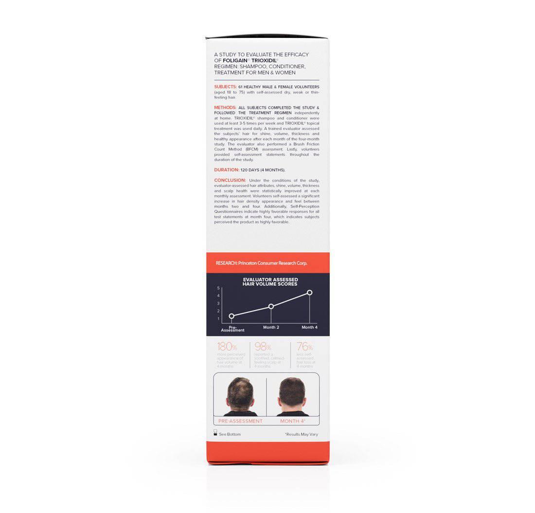 Men's Foligain® Hármas Hatású Hajbalzsam Férfiaknak Vékonyodó Hajra 2% Trioxidil (236 ml) - TincsTitok Webáruház