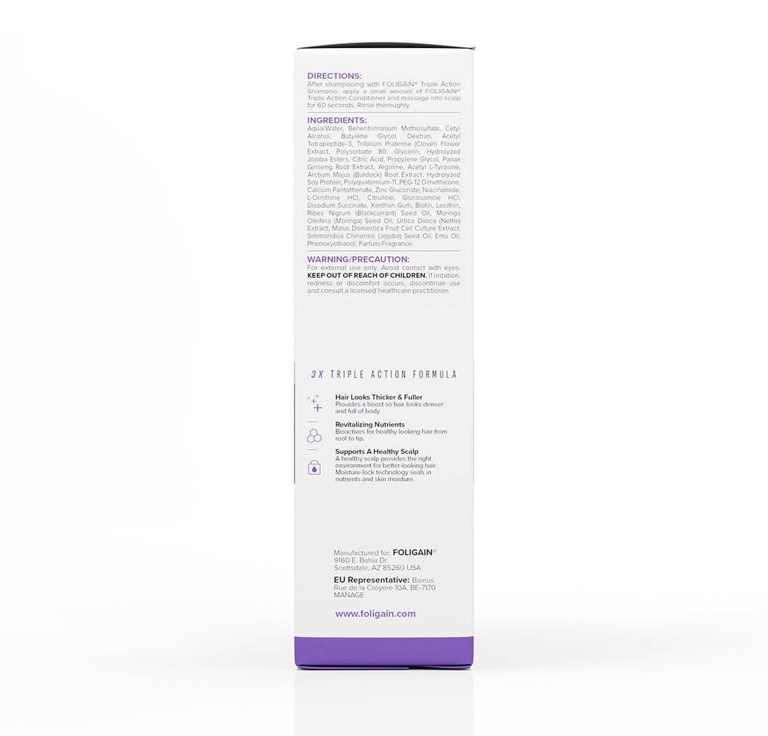 Women's Foligain® Hármas Hatású Hajbalzsam Nőknek Vékonyodó Hajra 2% Trioxidil (236 ml) - TincsTitok Webáruház