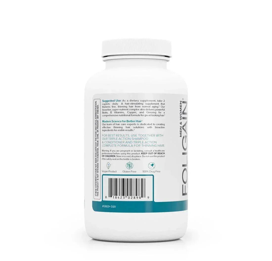 Foligain® Hajserkentő Étrend-kiegészítő Vékonyodó Hajra (120 tabletta) - TincsTitok Webáruház