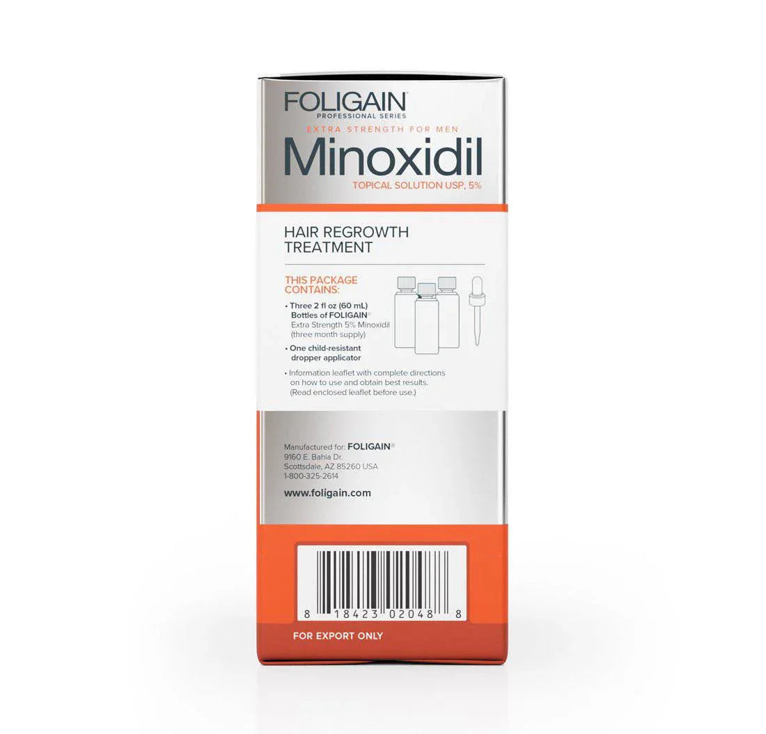 Men's Foligain® 5% Minoxidil Folyadék Férfiaknak (180 ml) - TincsTitok Webáruház