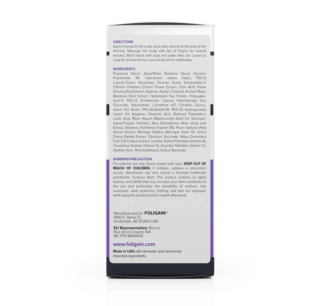 Women's Foligain® Hármas Hatású Folyadék Vékonyodó Hajra Nőknek 10% Trioxidil (59 ml) - TincsTitok Webáruház