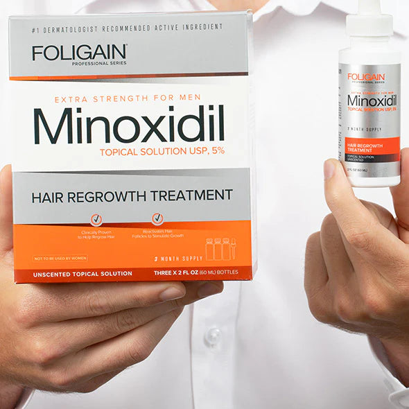 Men's Foligain® 5% Minoxidil Folyadék Férfiaknak (180 ml) - TincsTitok Webáruház