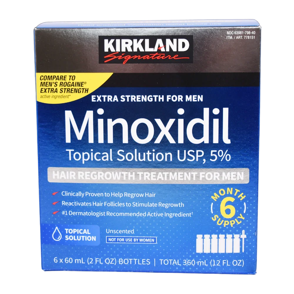 Kirkland® 5% Minoxidil Folyadék Férfiaknak - TincsTitok Webáruház