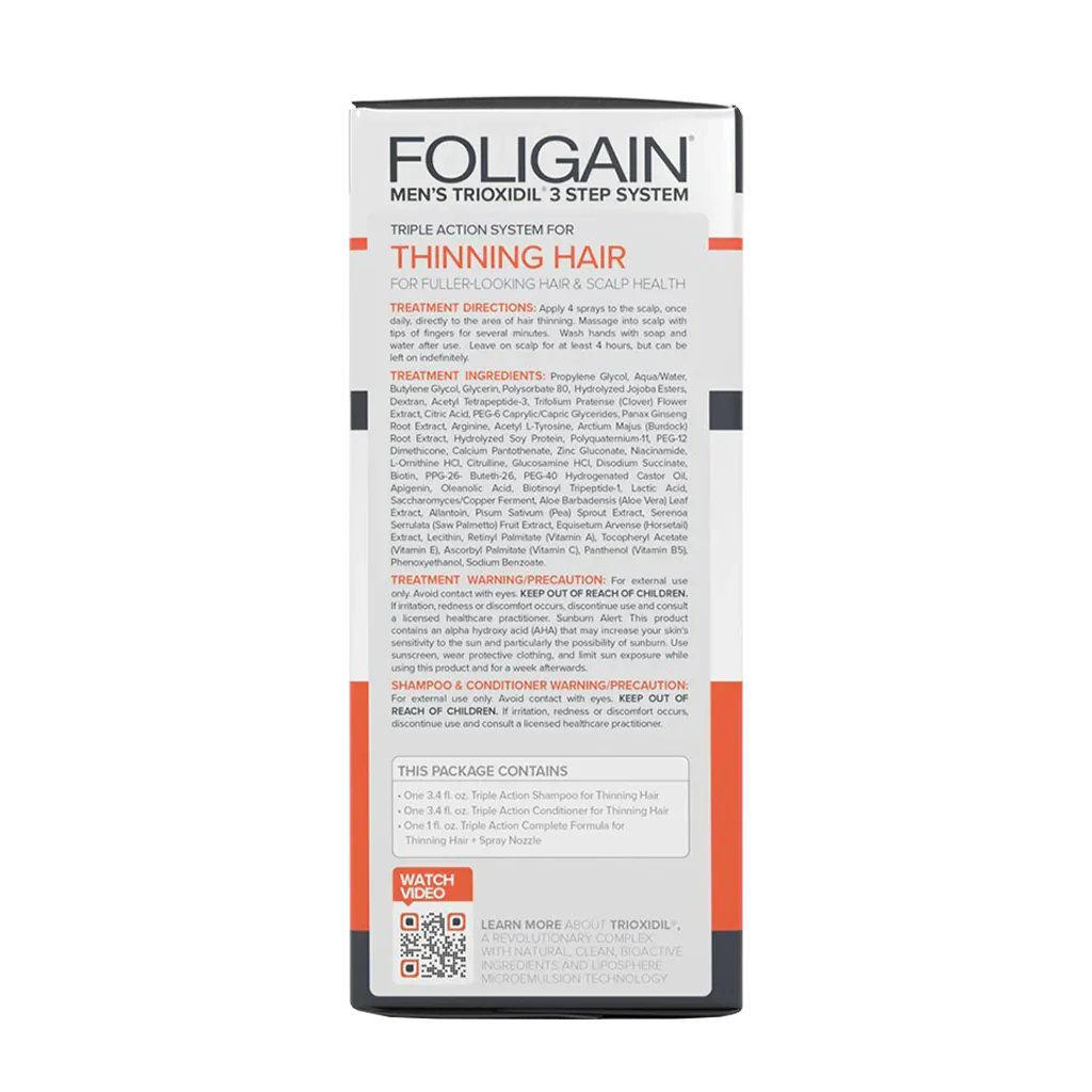 Men's Foligain® Hajhullás Elleni Tesztcsomag Férfiaknak - TincsTitok Webáruház