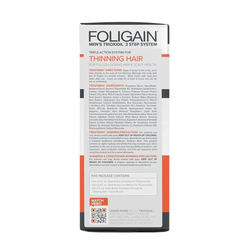 Men's Foligain® Hajhullás Elleni Tesztcsomag Férfiaknak - TincsTitok Webáruház