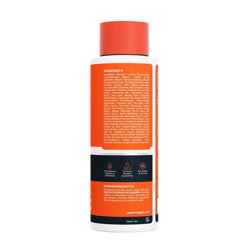 Men's Foligain® Hármas Hatású Sampon Férfiaknak Vékonyodó Hajra 2% Trioxidil (473 ml) - TincsTitok Webáruház