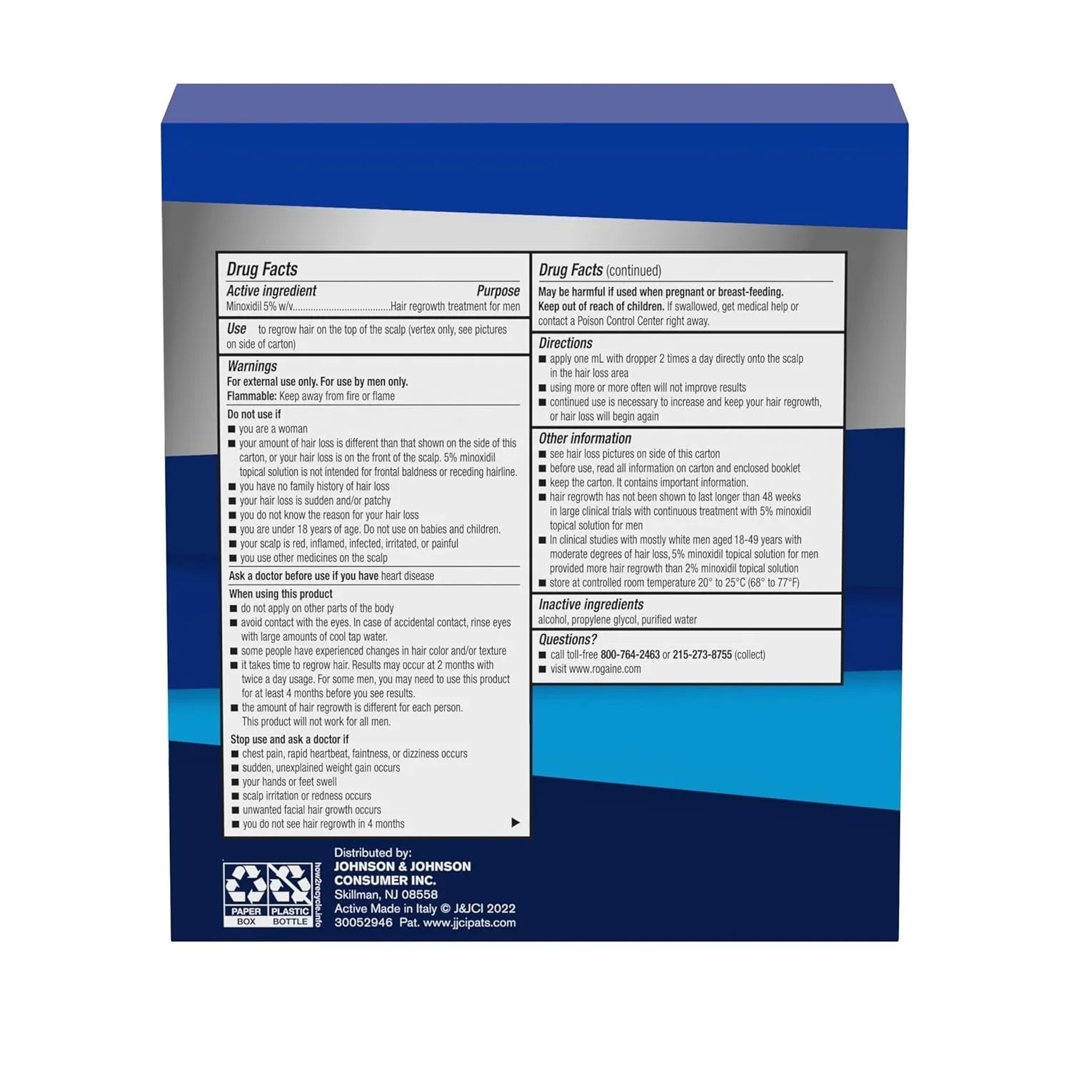 Rogaine® 5% Minoxidil Folyadék Férfiaknak - TincsTitok Webáruház
