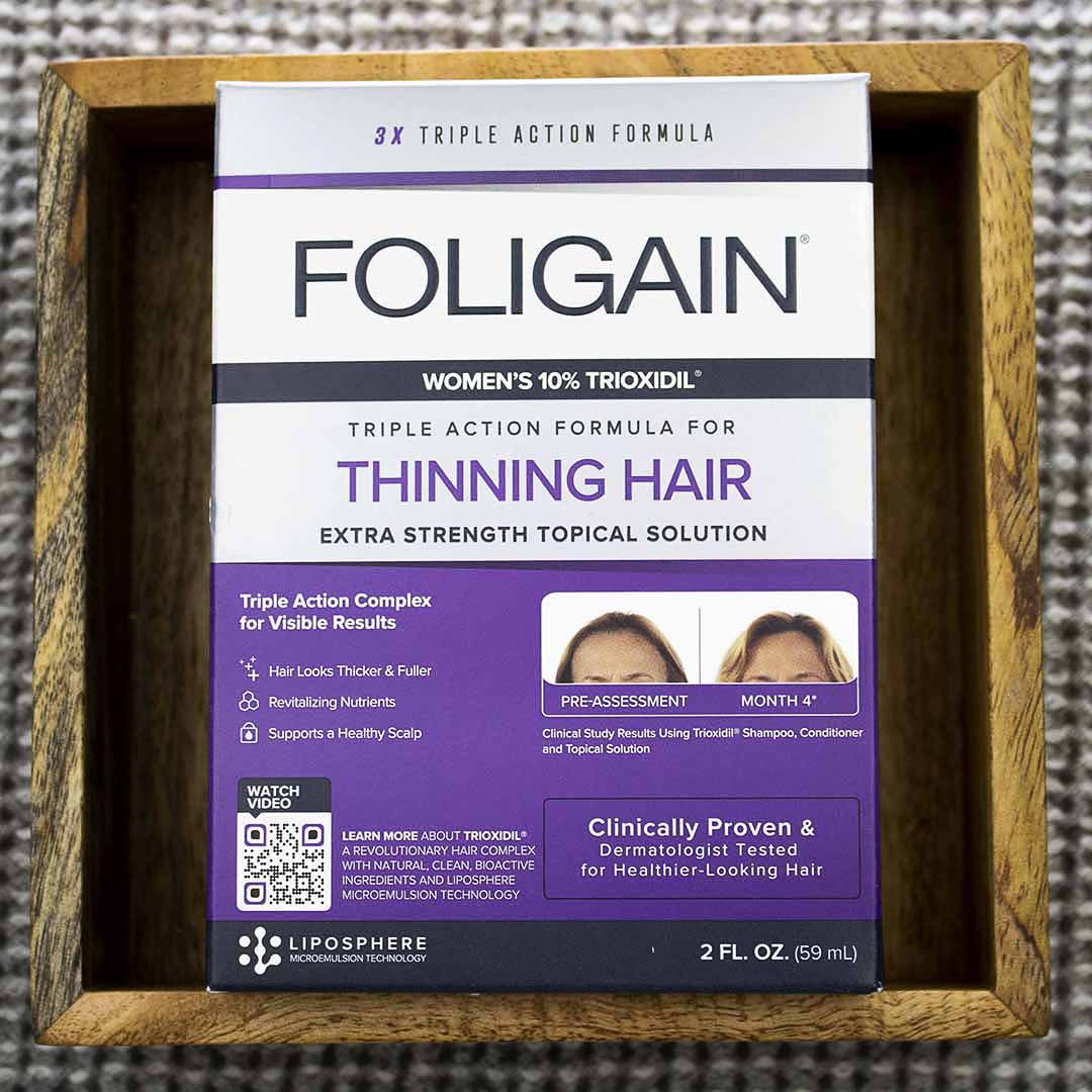 Women's Foligain® Hármas Hatású Folyadék Vékonyodó Hajra Nőknek 10% Trioxidil