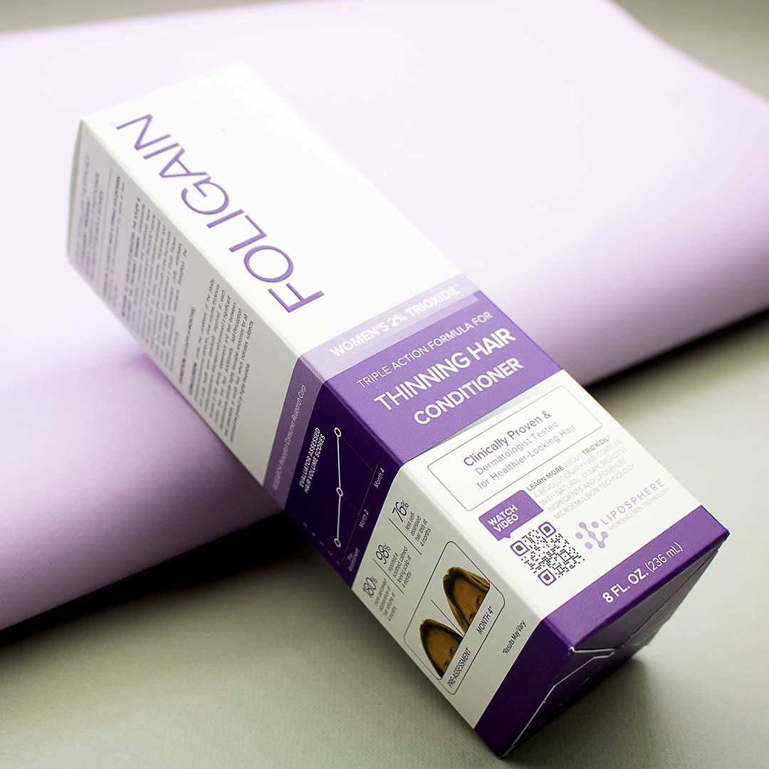 Women's Foligain® Hármas Hatású Hajbalzsam Nőknek Vékonyodó Hajra 2% Trioxidil (236 ml) - TincsTitok Webáruház