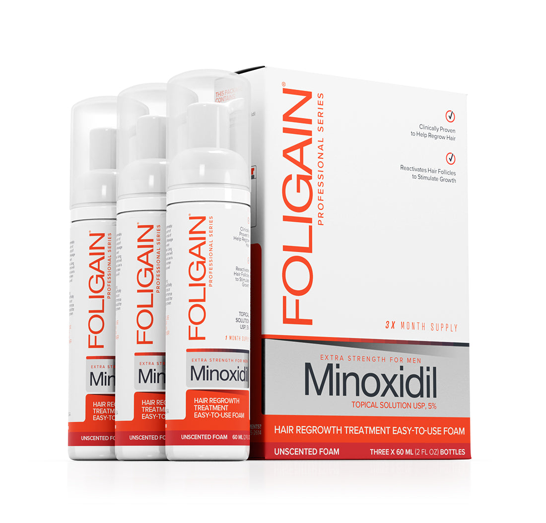 Men's Foligain® 5% Minoxidil Hab Férfiaknak