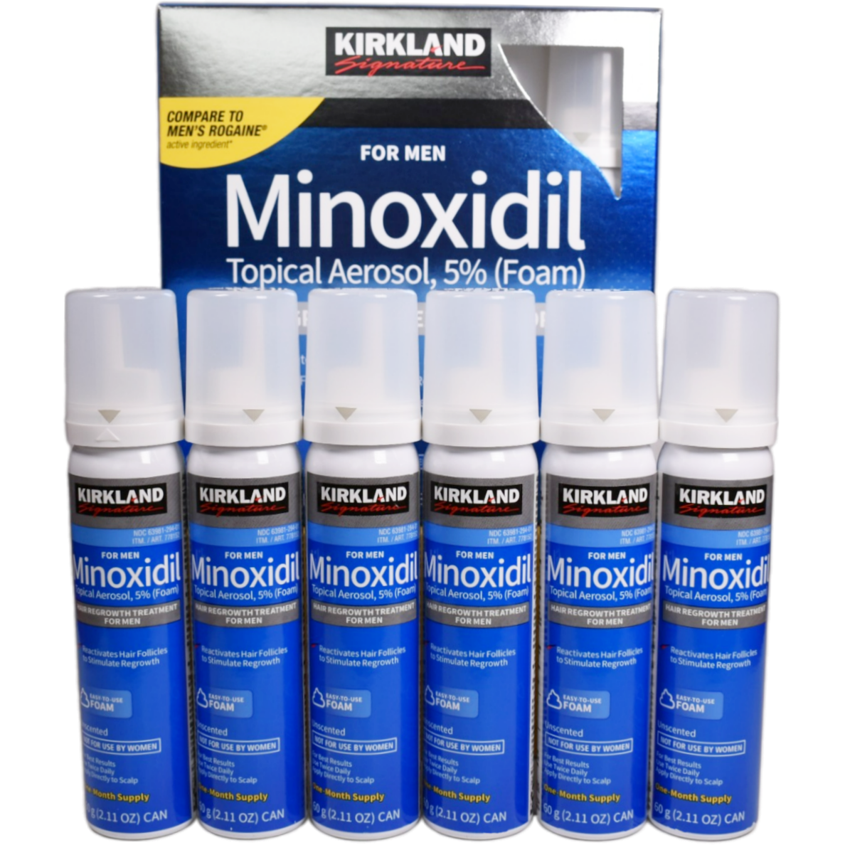 Kirkland® 5% Minoxidil Hab Férfiaknak