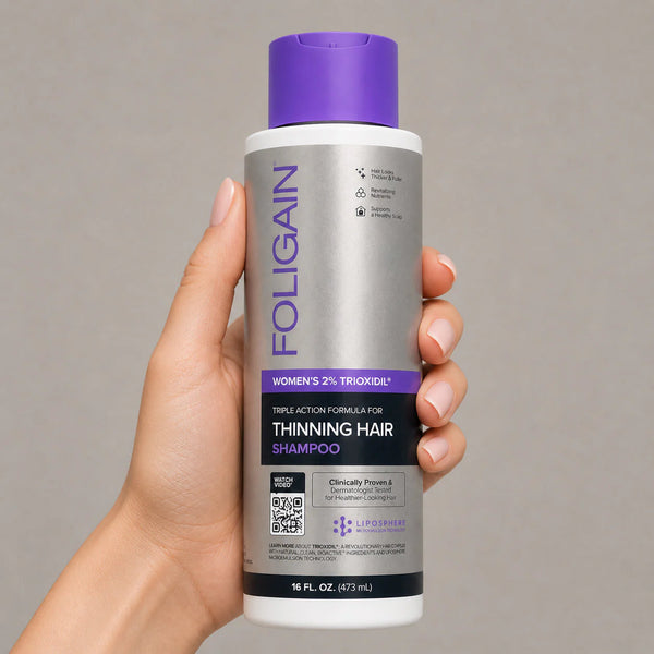 Women's Foligain® Hármas Hatású Hajbalzsam Nőknek Vékonyodó Hajra 2% Trioxidil (473 ml) - TincsTitok Webáruház