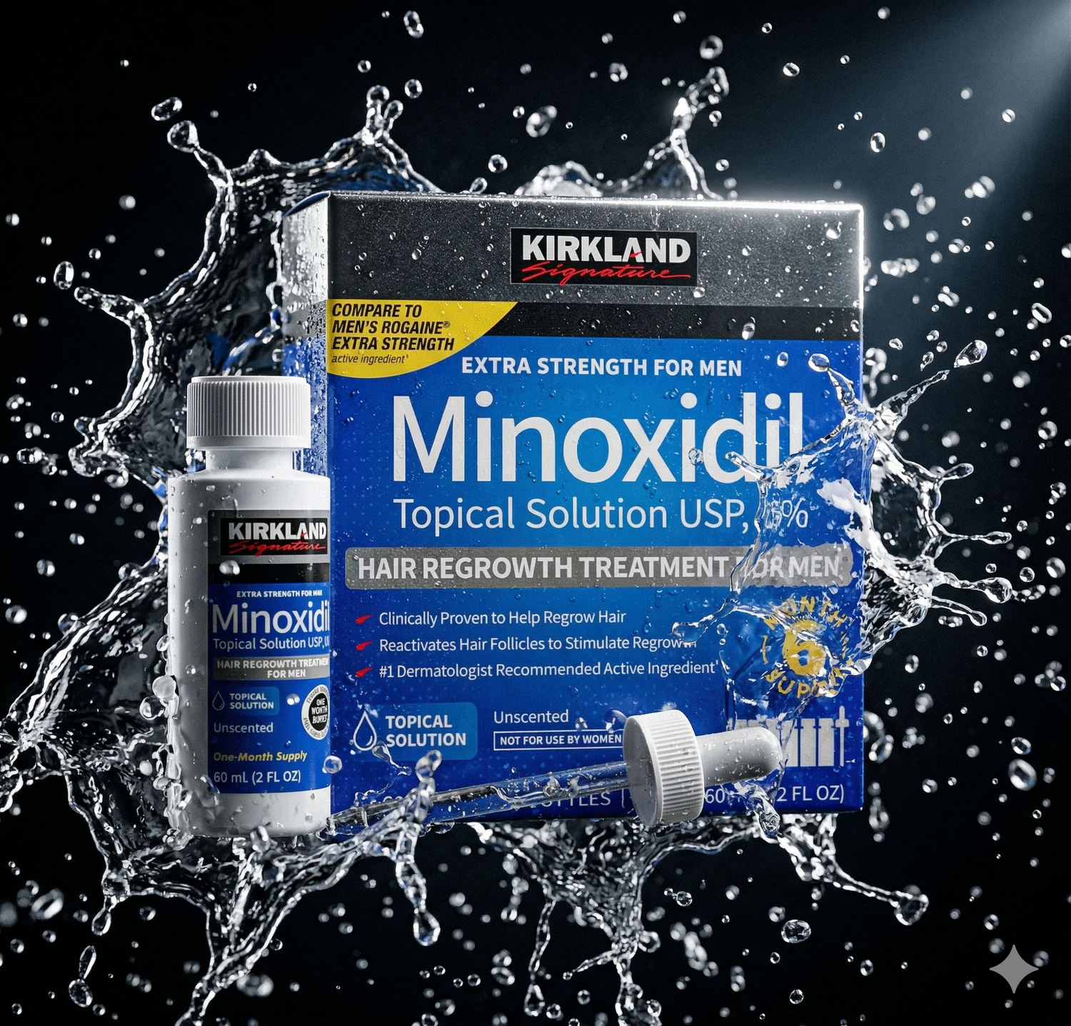 Kirkland® 5% Minoxidil Folyadék Férfiaknak - TincsTitok Webáruház