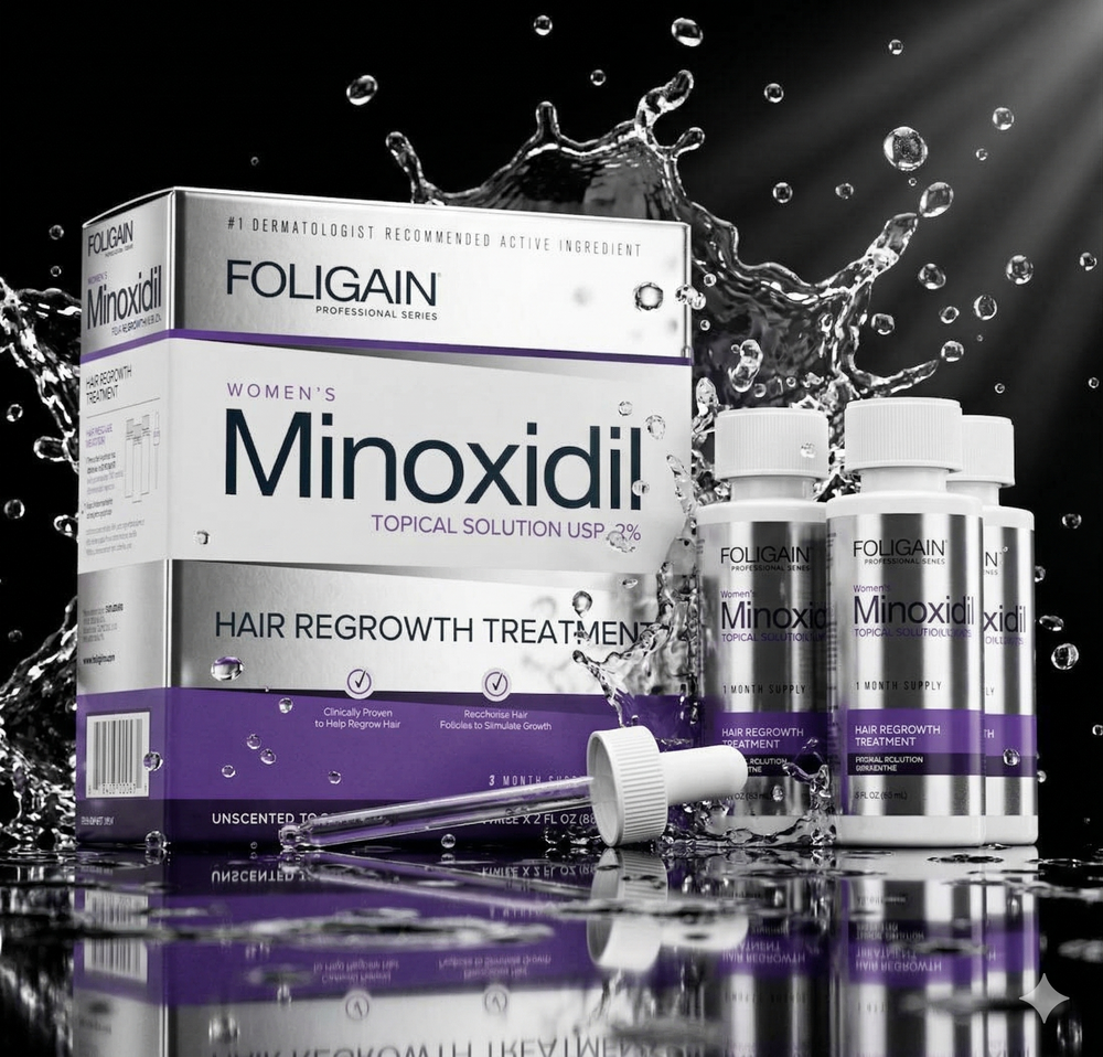 Women's Foligain® 2% Minoxidil Folyadék Nőknek (180 ml) - TincsTitok Webáruház