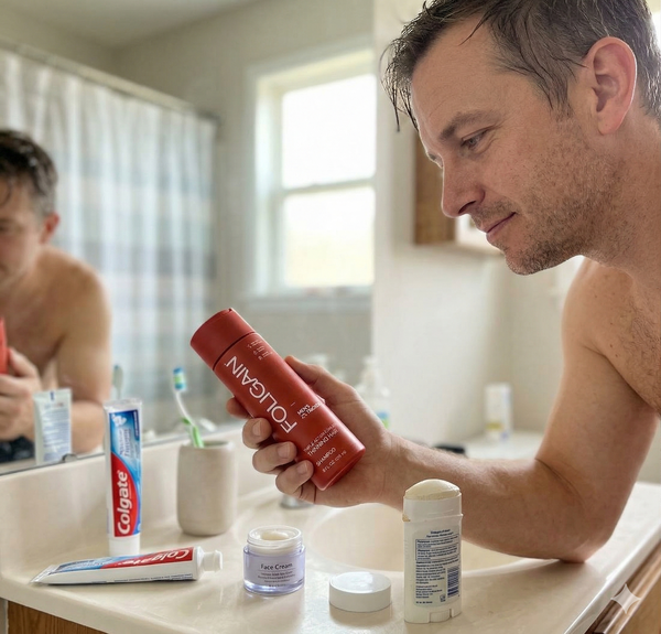 Men's Foligain® Hármas Hatású Sampon Férfiaknak Vékonyodó Hajra 2% Trioxidil (236 ml) - TincsTitok Webáruház