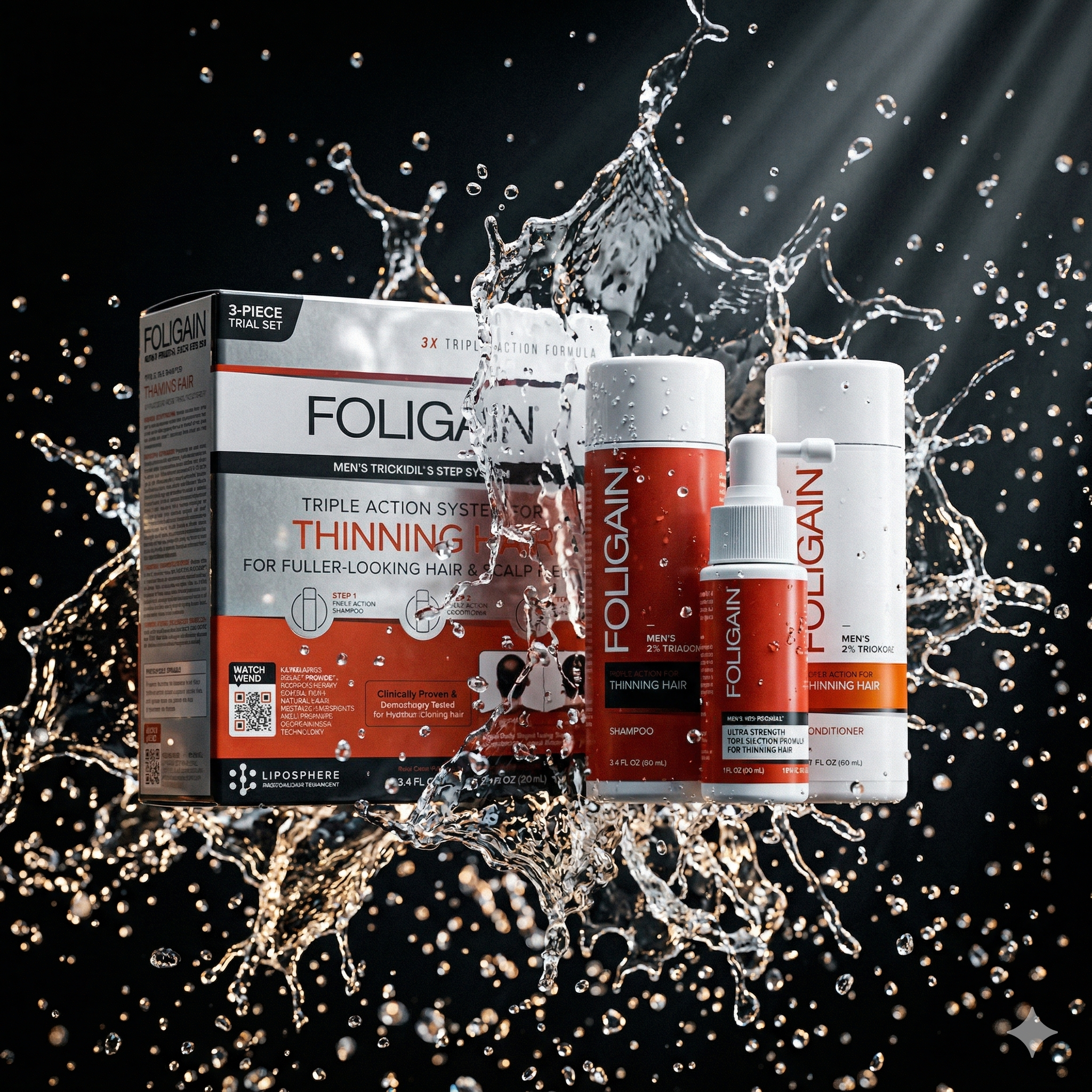 Men's Foligain® Hajhullás Elleni Tesztcsomag Férfiaknak - TincsTitok Webáruház