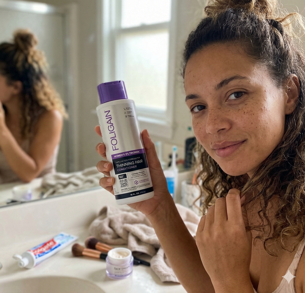 Women's Foligain® Hármas Hatású Hajbalzsam Nőknek Vékonyodó Hajra 2% Trioxidil (473 ml) - TincsTitok Webáruház