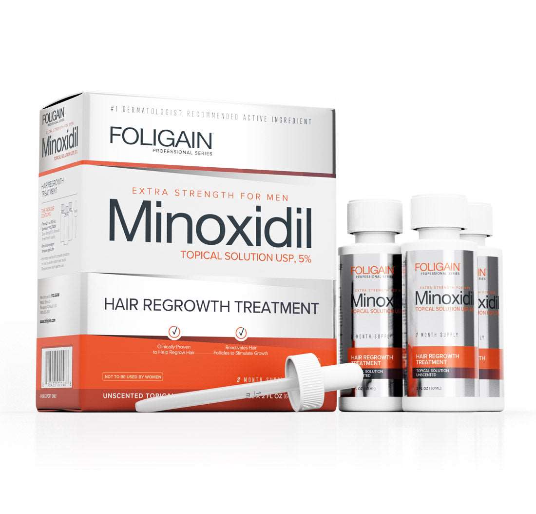 Men's Foligain® 5% Minoxidil Folyadék Férfiaknak