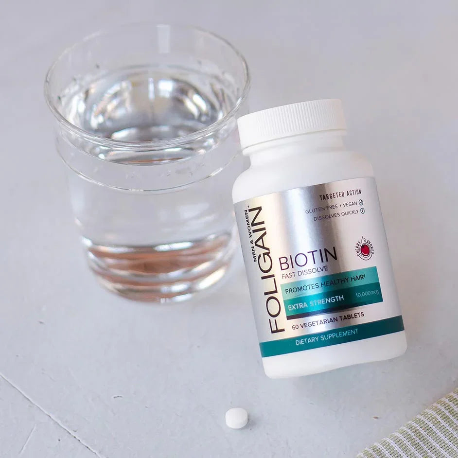 Foligain® Biotin Étrend-Kiegészítő Az Egészségesebb Megjelenésű Hajért (Gyors Feloldódás) (60 tabletta) - TincsTitok Webáruház