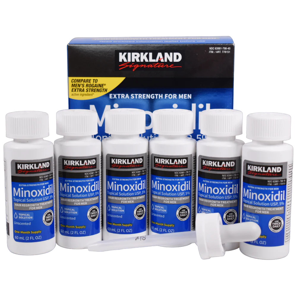 Kirkland® 5% Minoxidil Folyadék Férfiaknak