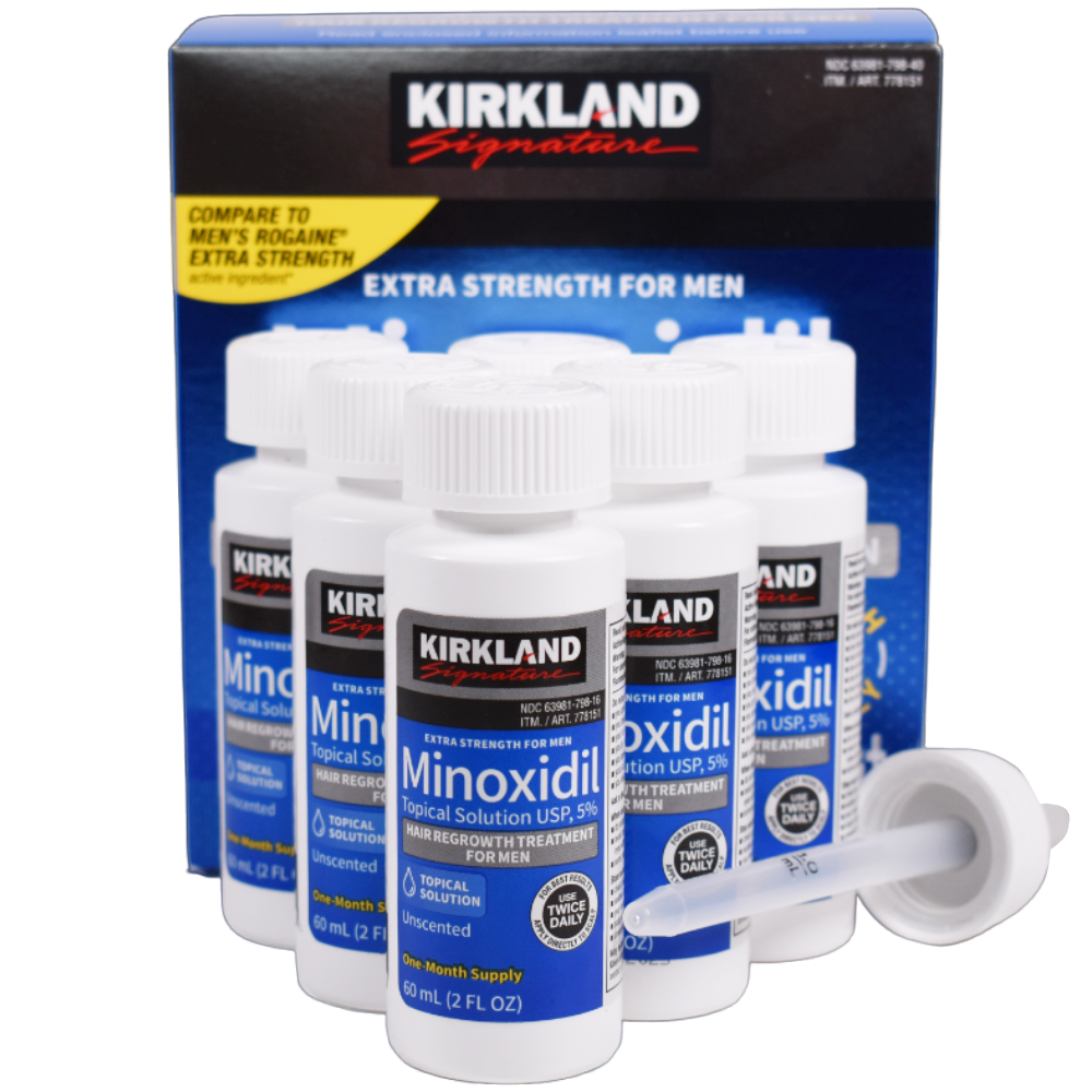 Kirkland® 5% Minoxidil Folyadék Férfiaknak