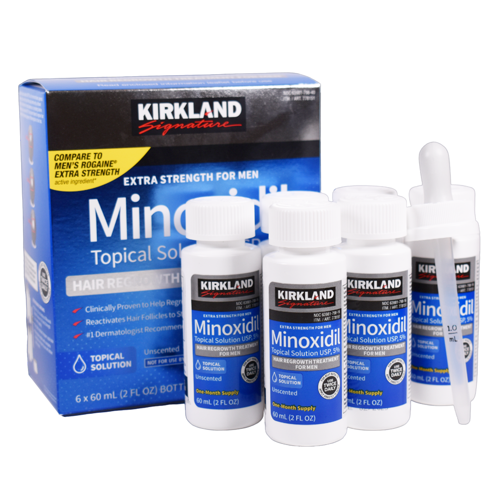 Kirkland® 5% Minoxidil Folyadék Férfiaknak