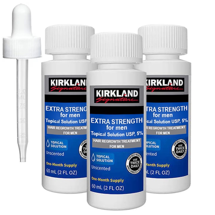 Kirkland® 5% Minoxidil Folyadék Férfiaknak