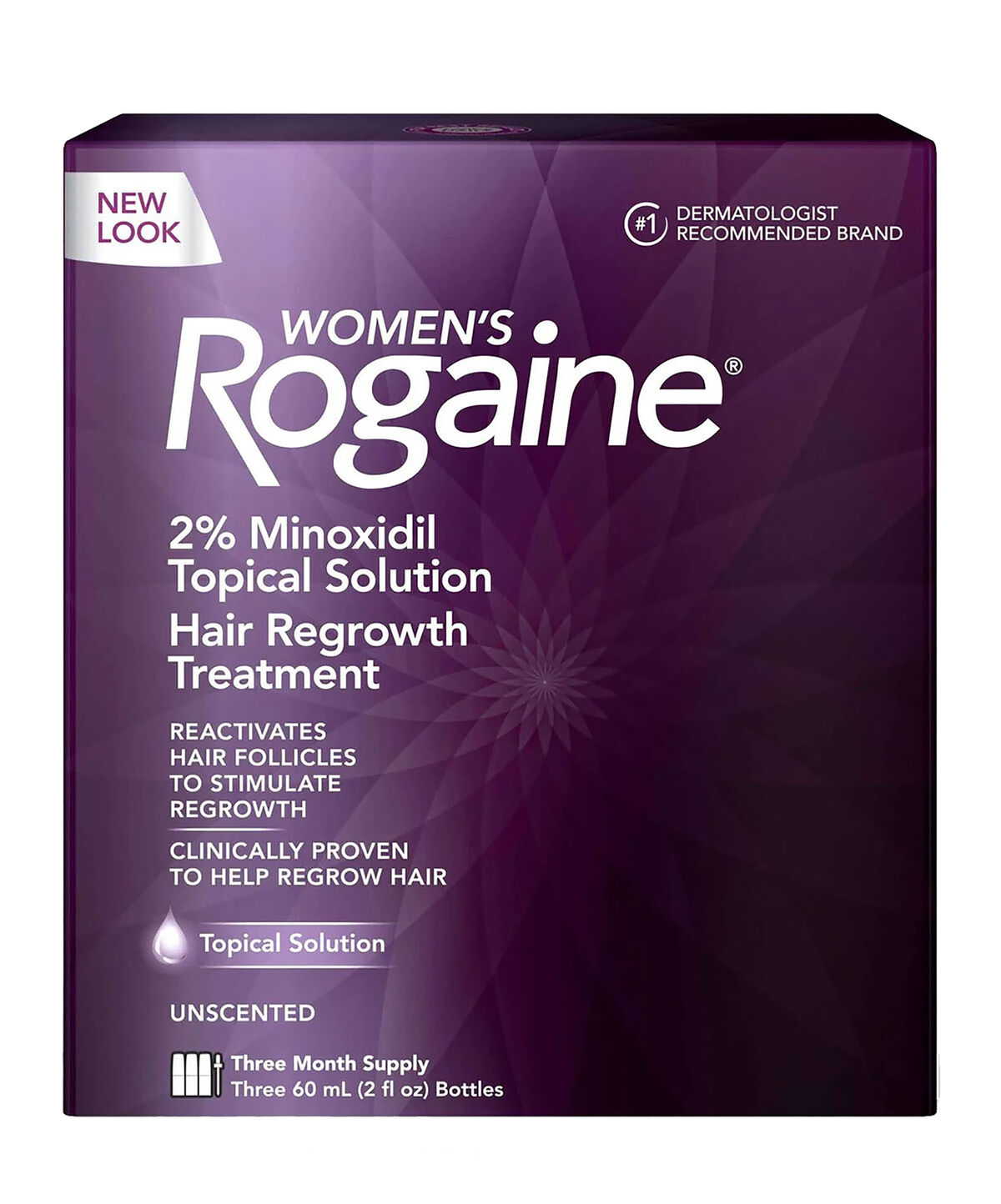 Women's Rogaine® 2% Minoxidil Folyadék Nőknek